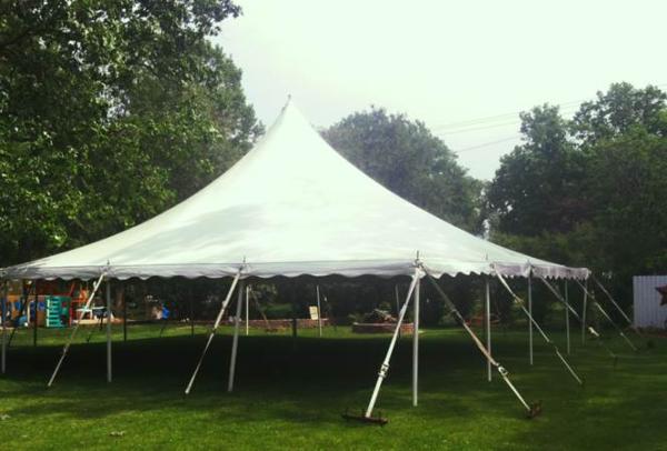 30' x 40' pole tent replacement top - sectional